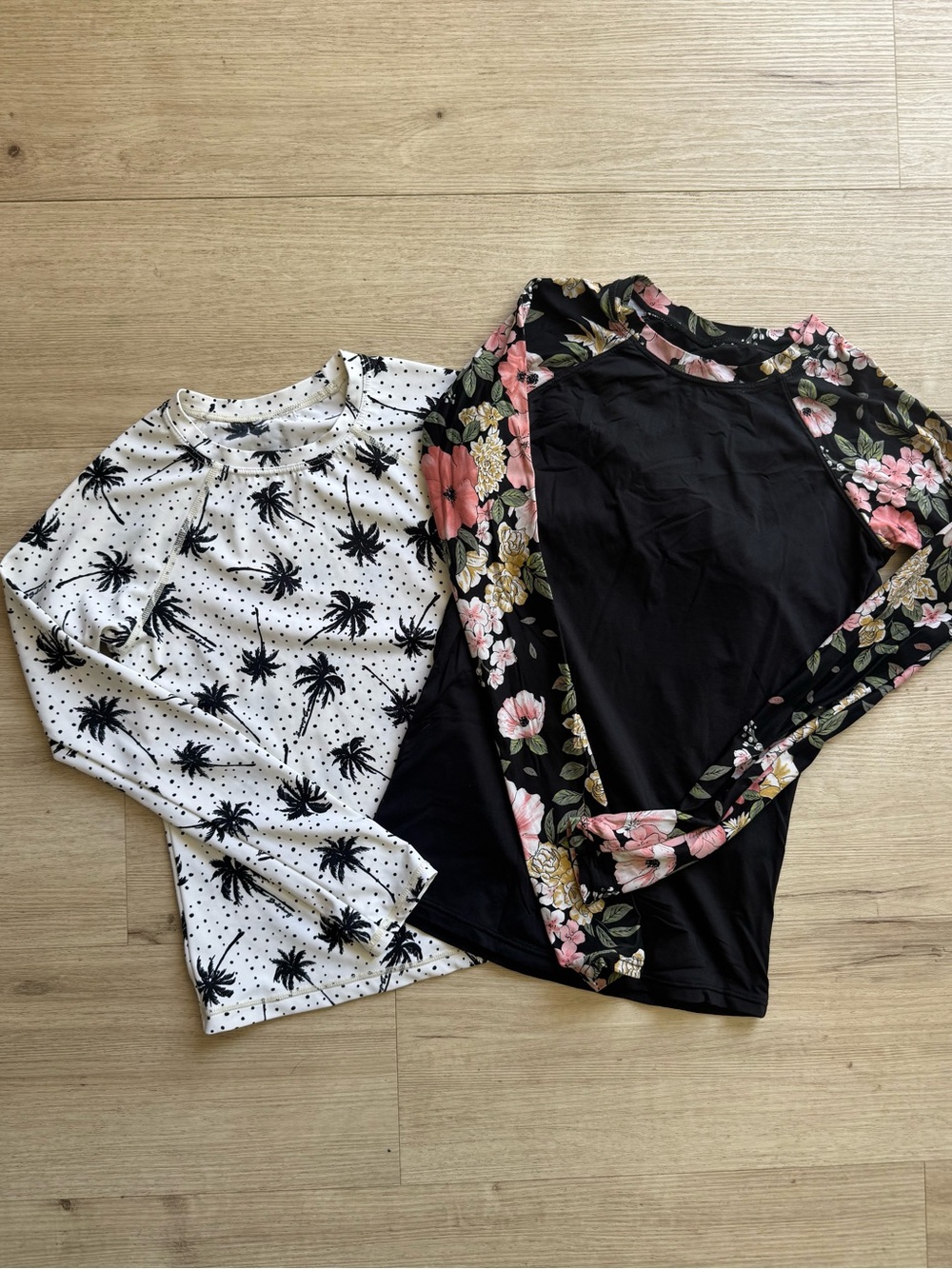 Billabong Girls Long Sleeve Rashguard Swim Top Set (2)